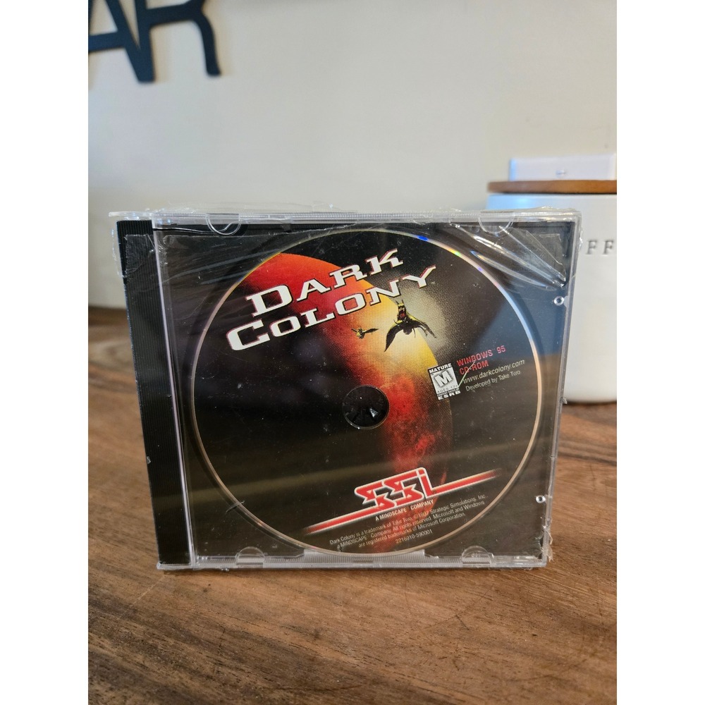 Dark Colony PC CD-ROM 1997 SSI Strategic Simulations Inc Windows 95 Mac RTS Game